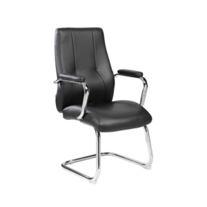 SILLA CONFIDENTE ROCADA 985V22 NEGRO SÍMIL PIEL                                                     