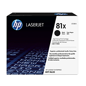 HP LASERJET M605 TONER NEGRO ALTA 81X 25.000 PAGINAS ALTA CAPACIDAD