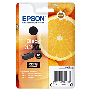 EPSON EXPRESSION HOME XP-530/XP630/XP635/XP830 CARTUCHO NEGRO 33XL