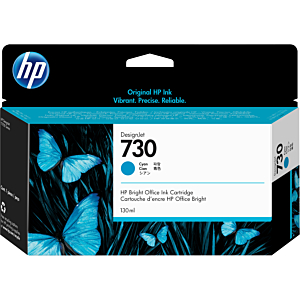 HP Nº730 130-ML CYAN INK CARTRIDGE