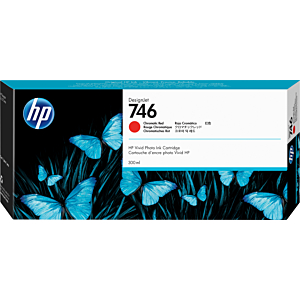 HP Nº746 300-ML CHROMATIC RED INK CARTRIDGE