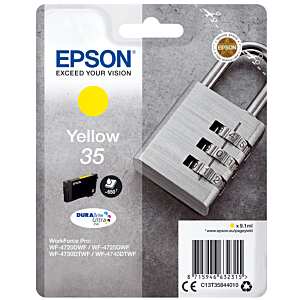 EPSON SINGLEPACK YELLOW 35 DURABRITE ULTRA INK