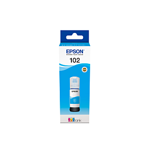 EPSON 102 ECOTANK CYAN INK BOTTLE ET-2700/ ET-2750/ET-3700 /ET-3750 /ET4750