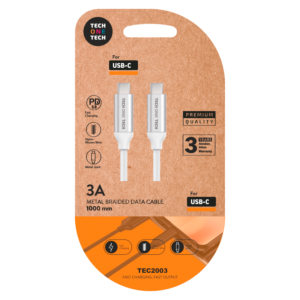 CABLE EQUIP USB-C MACHO A USB-C MACHO 1 M.