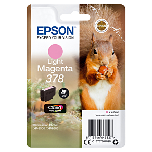 EPSON SINGLEPACK LIGHT MAGENTA 378 CLARIA PHOTO HD INK