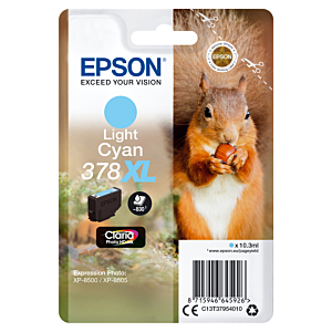 EPSON SINGLEPACK LIGHT CYAN 378XL CLARIA PHOTO HD INK