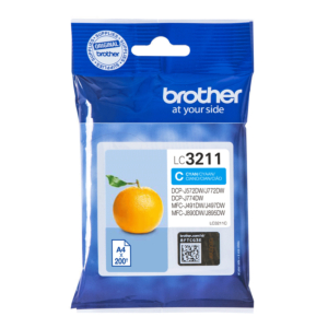 BROTHER  CARTUCHO DE TINTA CIAN LC3211C