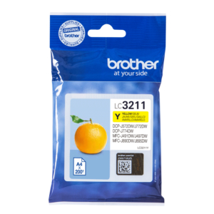 BROTHER CARTUCHO TINTA  AMARILLO LC3211Y