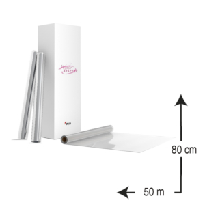 ROLLO POLIPROPILENO 0,8 X 50 M. TRANSPARENTE REF. 315801