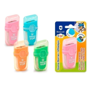 AFILABORRA COLOR PASTEL AFILALÁPIZ + GOMA DE BORRAR BLÍSTER REF. 329471