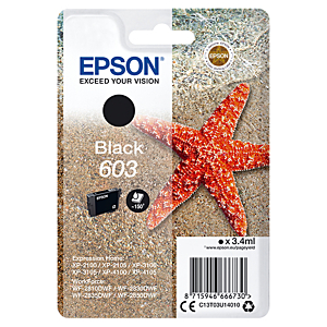 EPSON TINTA NEGRA STD ESTRELLA DE MAR 1 TINTA 603 NO TAG SINGLE