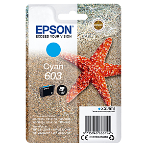 EPSON TINTA CYAN STD ESTRELLA DE MAR 1 TINTA 603 NO TAG SINGLE