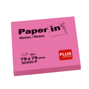 BLOC DE NOTAS REPOSICIONABLES PAPER IN NEÓN ROSA FLÚOR