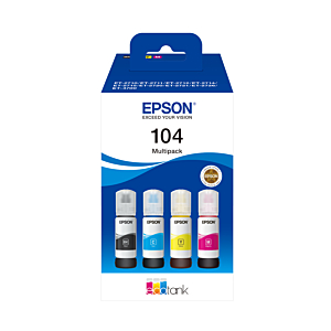 EPSON TINTA 104 ECOTANK 4-COLOUR MULTIPACK (WE)