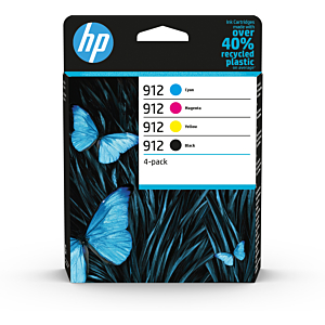 HP OFFICEJET PRO 8000 SERIES, PACK 4 CARTUCHOS 912 CMYK