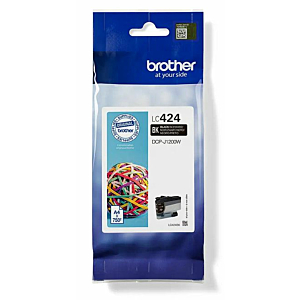 BROTHER TINTA NEGRA PARA DCPJ1200W LC424BK