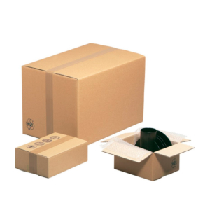 CAJA PARA EMBALAJE CARTÓN 596 X 390 X 282 MM. MARRÓN