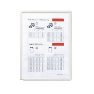 FUNDAS PARA CLASIFICADORES DURABLE CON PIVOTES GRIS                                                