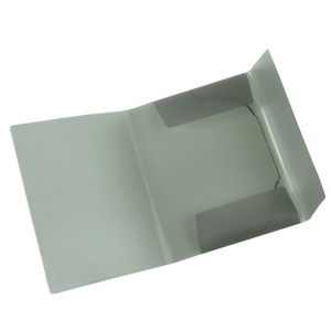 CARPETA POLIPROPILENO PLUS OFFICE A4 CON GOMAS Y SOLAPAS GRIS MANHTTAN REF. B-183-GR