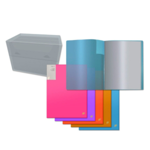 CARPETA 20 FUNDAS A4 COLORES SURTIDOS NEÓN REF. 312142