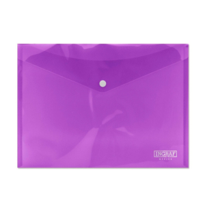 DOSSIER CON BROCHE PP A4 CAPACIDAD 50 H. LILA REF. 318472
