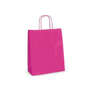 PACK 25 BOLSAS PAPEL MAGENTA 260 X 350 X 100 MM.