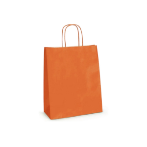 PACK 25 BOLSAS PAPEL NARANJA 310 X 420 X 110 MM.