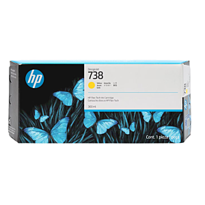 HP DESIGNJET 738 CARTUCHO AMARILLO 300ML