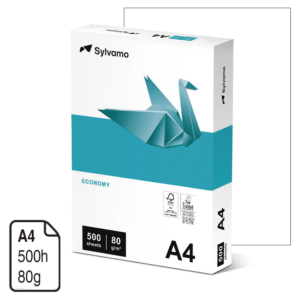 PAPEL SYLVAMO ECONOMY BLANCO A4 80 G. 500 H.