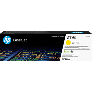HP 219X HIGH YIELD YELLOW ORIGINAL LASERJET TONER CARTRIDGE
