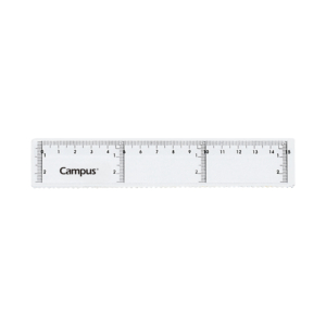 REGLA CAMPUS PLÁSTICO 15 CM                                                                         