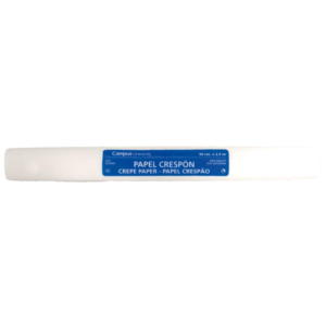 PAPEL CRESPÓN CAMPUS COLLEGE 50CM X 2,5M BLANCO                                                     