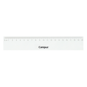 REGLA CAMPUS PLÁSTICO 20 CM                                                                         