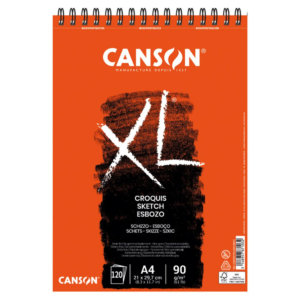 BLOC DE DIBUJO CANSON CROQUIS A4 ESPIRAL 120 HOJAS 90G.                                             