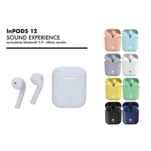 AURICULARES INPODS 12 INALÁMBRICOS BLUETOOTH 5.0                                                    