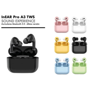AURICULARES INEAR PRO A3 TWS BLUETOOTH 5.0                                                          