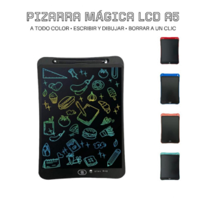 PIZARRA MÁGICA LCD A5 PARA DIBUJO Y ESCRITURA DIGITAL                                               