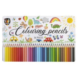 LÁPICES DE COLORES GRAFIX 36 COLORES                                                                