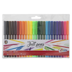 ROTULADORES PUNTA FINA GRAFIX 25 COLORES                                                            