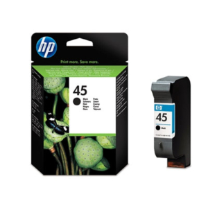 HP DESKJET 710/720/750/815/820/850/870/880/895 CARTUCHO NEGRO Nº45, 833 PAGINAS