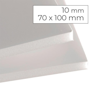 CARTÓN PLUMA YOSAN ESPESOR 10MM 70 X 100 MM BLANCO                                                  