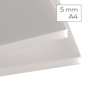 CARTÓN PLUMA YOSAN ESPESOR 5MM A4 BLANCO                                                            
