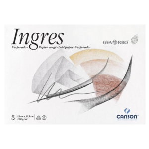 BLOC DE DIBUJO CANSON GUARRO INGRES A4 ENCOLADO 20 HOJAS 108G                                       