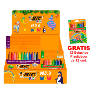 EXPOSITOR DE SOBREMESA BIC KIDS 24 UNID.