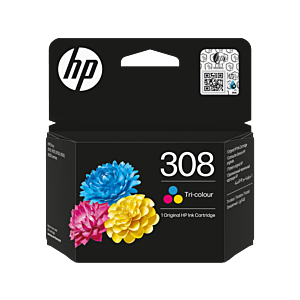 HP CARTUCHO 308 COLOR CIAN, MAGENTA Y AMARILLO 120 P