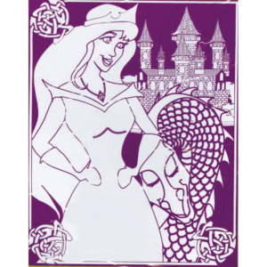 PÓSTER PARA COLOREAR CAMPUS PRINCESAS                                                               
