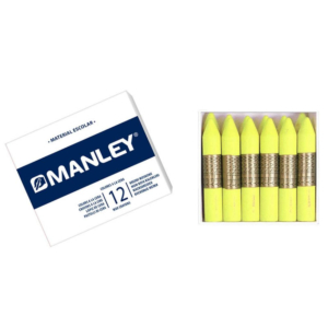 CERAS BLANDAS MANLEY AMARILLO LIMÓN 12 UD.                                                          