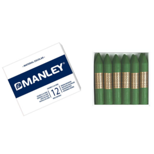 CERAS BLANDAS MANLEY VERDE NATURAL 12 UD.                                                           