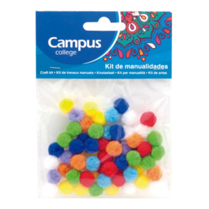 SET MANUALIDADES CAMPUS COLLEGE POMPONES                                                            