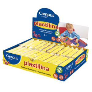 PLASTILINA CAMPUS COLLEGE 60G AMARILLO                                                              